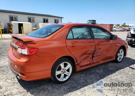 2013 Toyota Corolla Base z USA, uszkodzony, nr VIN 2T1BU4EEXDC087068